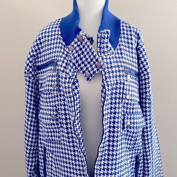 Live Mechanics houndstooth bomber jacket - Picture 5 of 15